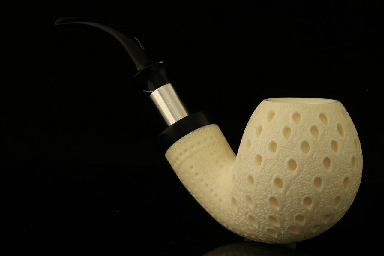 Imp Meerschaum Pipe - Bowery - Hand Carved With Custom Case I2112